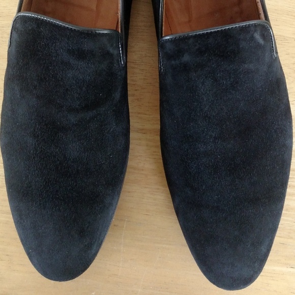 Dunhill London Black Suede Formal Shoes size 45/11 - Picture 4 of 8